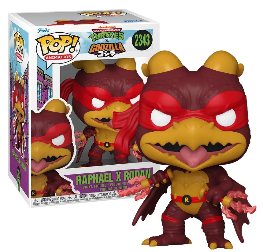 GODZILLA X TURTLES - POP Animation N° 2343 - Raphael X Rodan