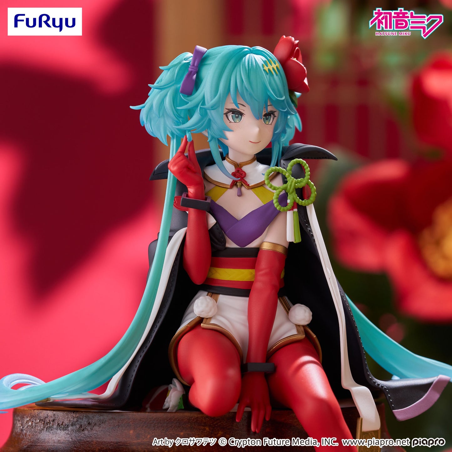 HATSUNE MIKU - Flower Fairy Camelia - Statuette Noodle Stopper 15cm
