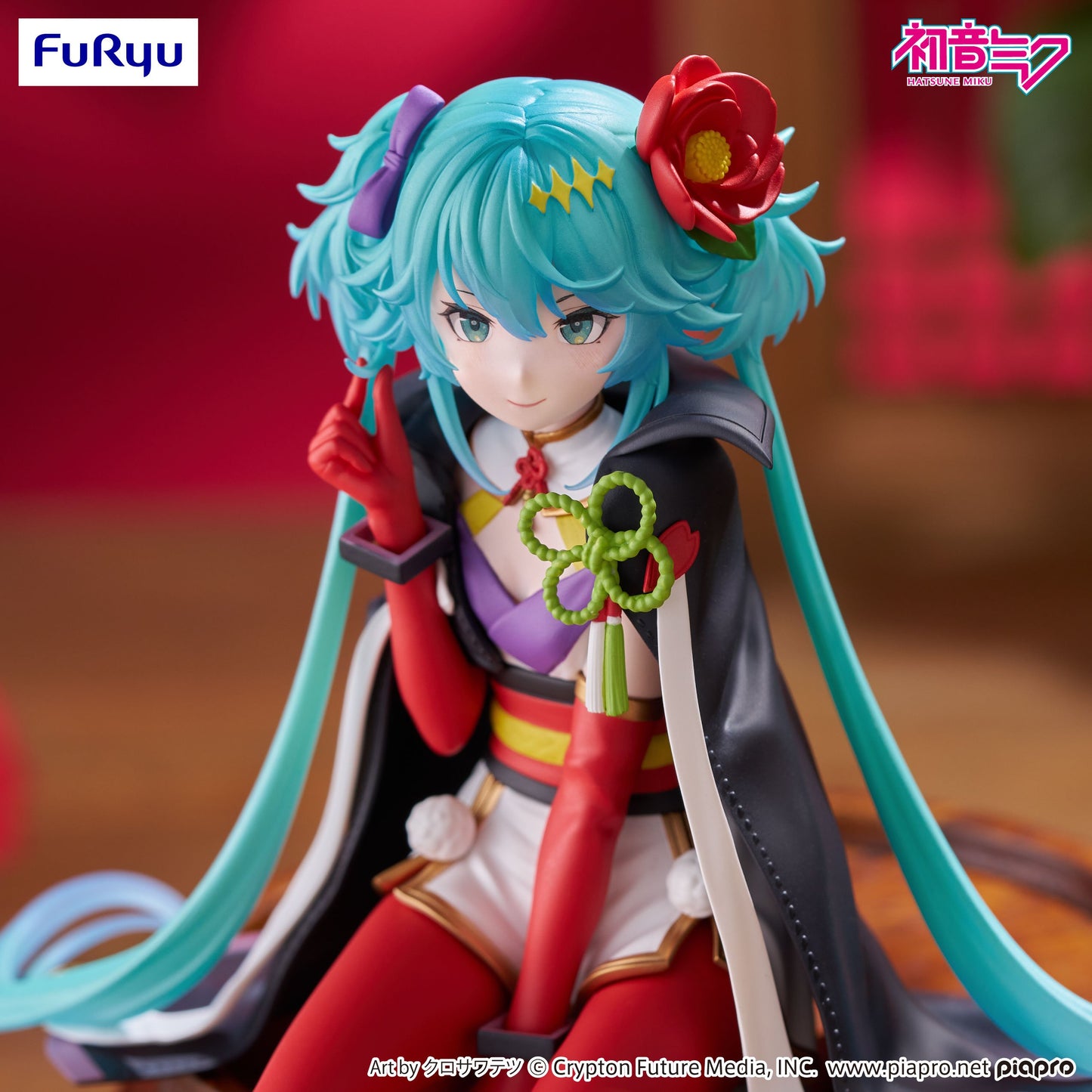 HATSUNE MIKU - Flower Fairy Camelia - Statuette Noodle Stopper 15cm