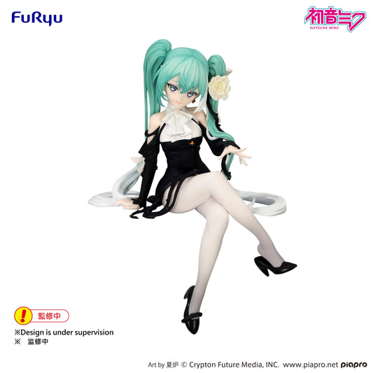 HATSUNE MIKU - Flower Fairy White Rose - Statuette Noodle Stopper 14cm
