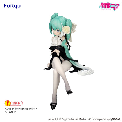 HATSUNE MIKU - Flower Fairy White Rose - Statuette Noodle Stopper 14cm
