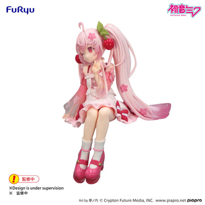 HATSUNE MIKU - Sakura Miku 2025 Wink - Statuette Noodle Stopper 14cm