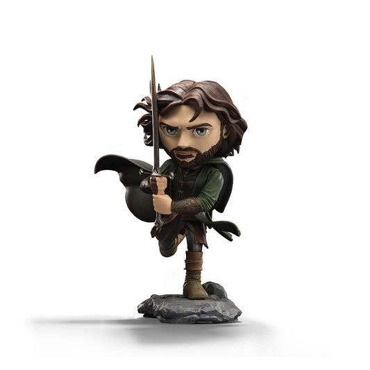 IRON STUDIOS - MINICO - LE SEIGNEUR DES ANNEAUX - ARAGORN STATUE 17CM