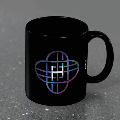 K-POP DEMON HUNTERS - Huntrix Logo - Black Pod Mug 325ml