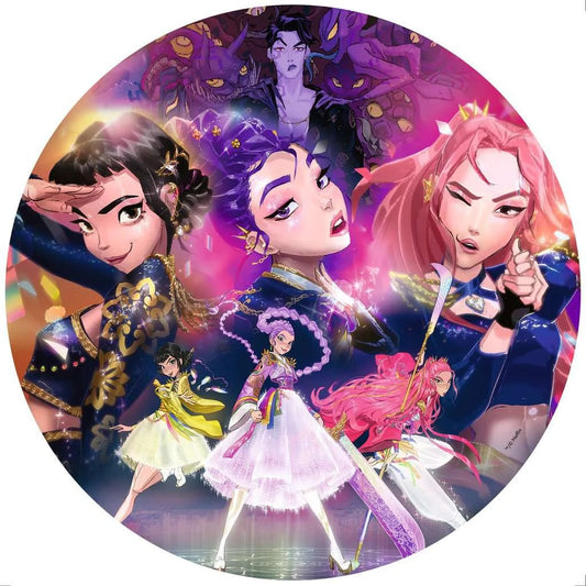 K-POP DEMON HUNTERS - Puzzle Rond 500p