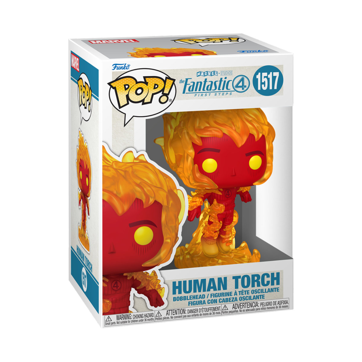 LES 4 FANTASTIQUES - POP Marvel N° 1517 - La Torche Humaine