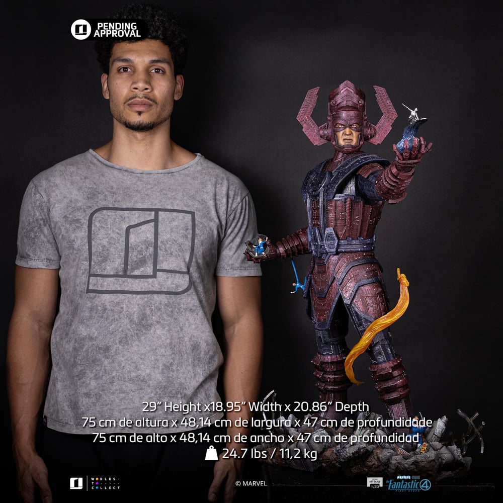 LES 4 FANTASTIQUES 2025 - Galactus - Statuette Diorama Deluxe 75cm