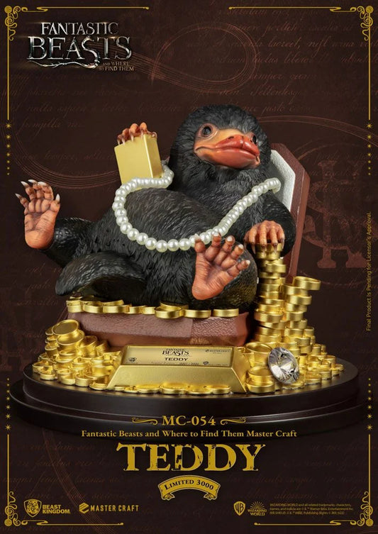 LES ANIMAUX FANTASTIQUES - Teddy - Statuette Master Craft 21cm