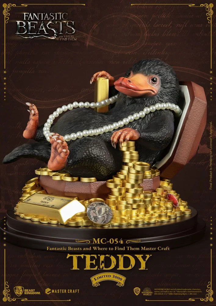 LES ANIMAUX FANTASTIQUES - Teddy - Statuette Master Craft 21cm