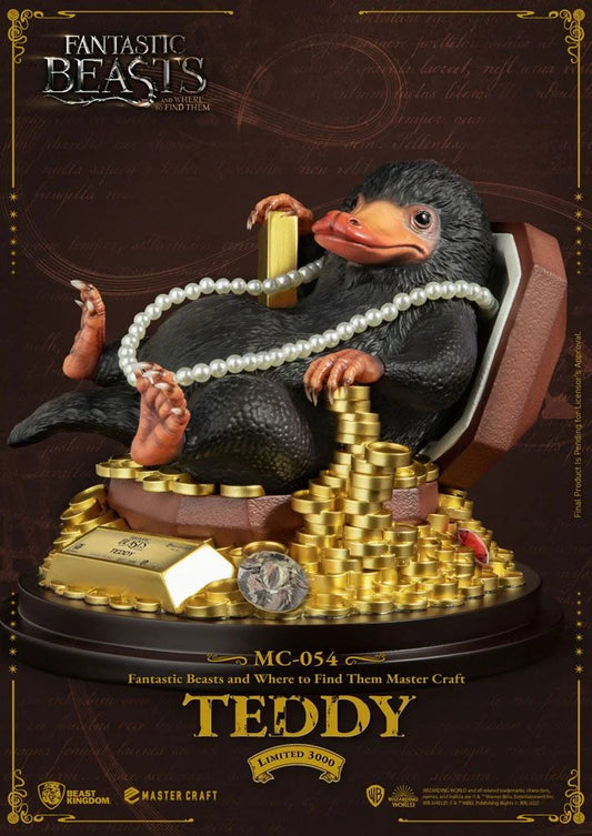 LES ANIMAUX FANTASTIQUES - Teddy - Statuette Master Craft 21cm