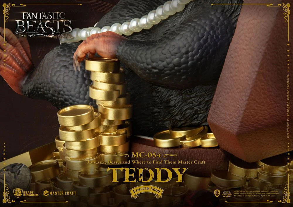LES ANIMAUX FANTASTIQUES - Teddy - Statuette Master Craft 21cm