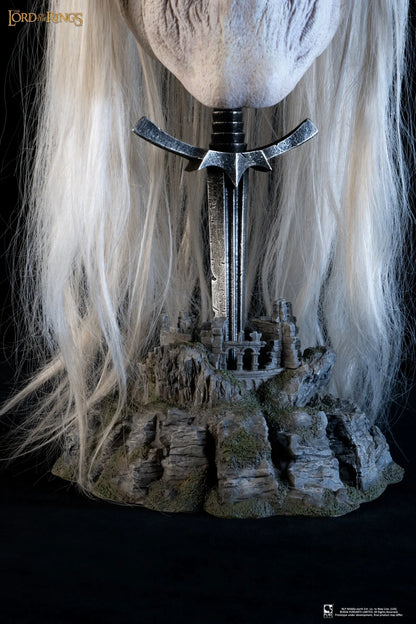 LE SEIGNEUR DES ANNEAUX - Roi Nazgul - Masque Scale Art 1/1 73cm