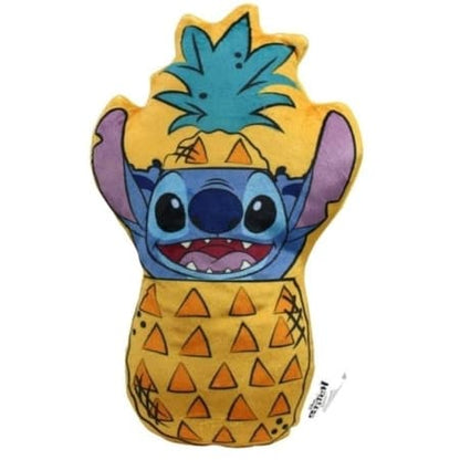 LILO ET STITCH - COUSSIN EN VELBOA EN FORME DE STITCH ANANAS