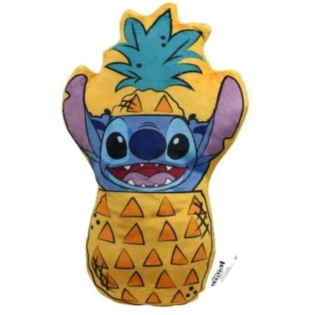 LILO ET STITCH - COUSSIN EN VELBOA EN FORME DE STITCH ANANAS