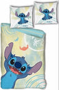 LILO ET STITCH - HOUSSE DE COUETTE EN 100% COTON CHILL VIBES (140X200CM + 65X65CM)