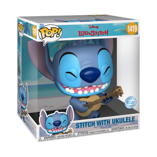 LILO & STITCH - POP Jumbo N° 1419 - Stitch avec Ukelele