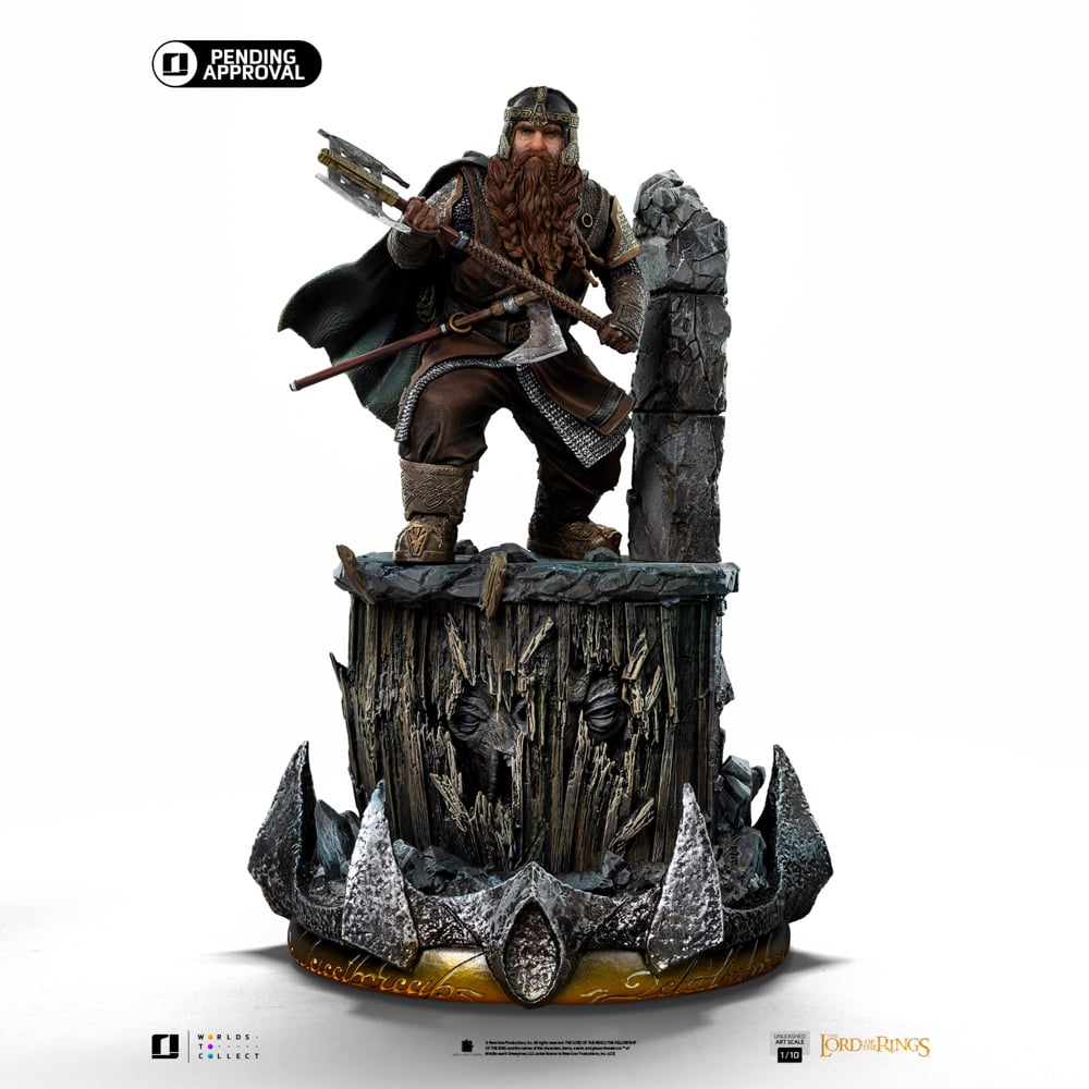 LOTR - Gimli - Statuette Unleashed Art Scale 1/10 25.3cm