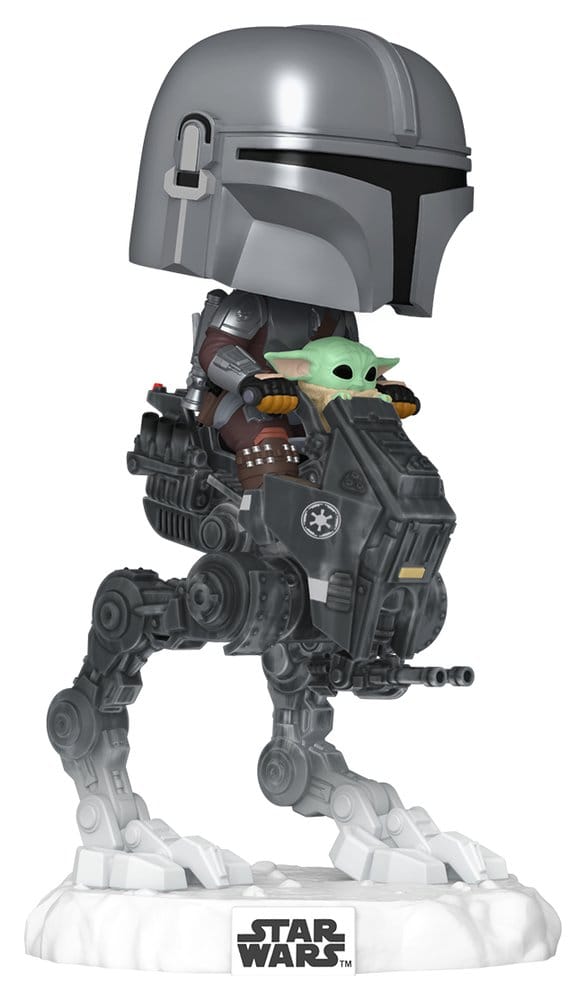 MANDALORIAN & GROGU - POP Ride DLX N° 837 - The Mandalorian AT-RT