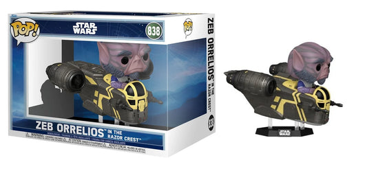 MANDALORIAN & GROGU - POP Ride DLX N° 838 - Zeb Orrelios