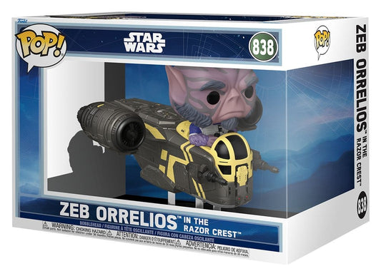 MANDALORIAN & GROGU - POP Ride DLX N° 838 - Zeb Orrelios