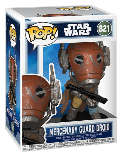 MANDALORIAN & GROGU - POP Star Wars N° 821 - Mercenary Guard Droid