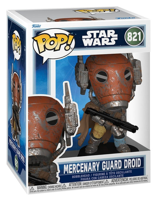 MANDALORIAN & GROGU - POP Star Wars N° 821 - Mercenary Guard Droid