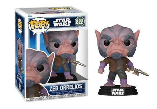 MANDALORIAN & GROGU - POP Star Wars N° 822 - Zeb Orrelios