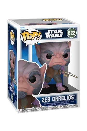 MANDALORIAN & GROGU - POP Star Wars N° 822 - Zeb Orrelios