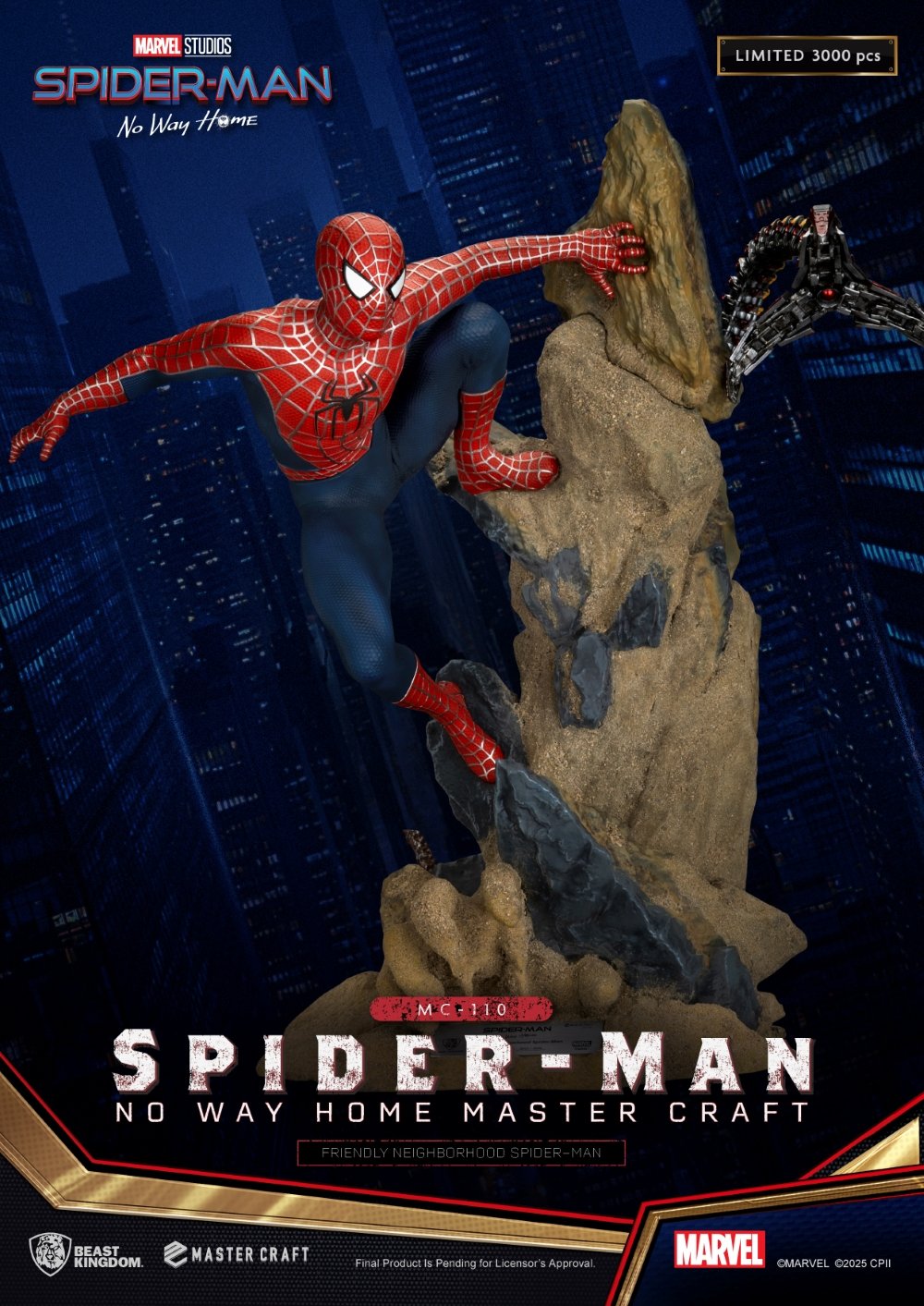 MARVEL - Friendly Neighborhood Spider-Man -Statuette Master Craft 36cm