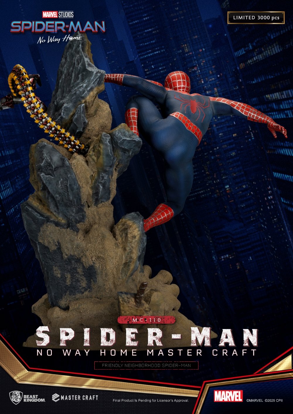 MARVEL - Friendly Neighborhood Spider-Man -Statuette Master Craft 36cm