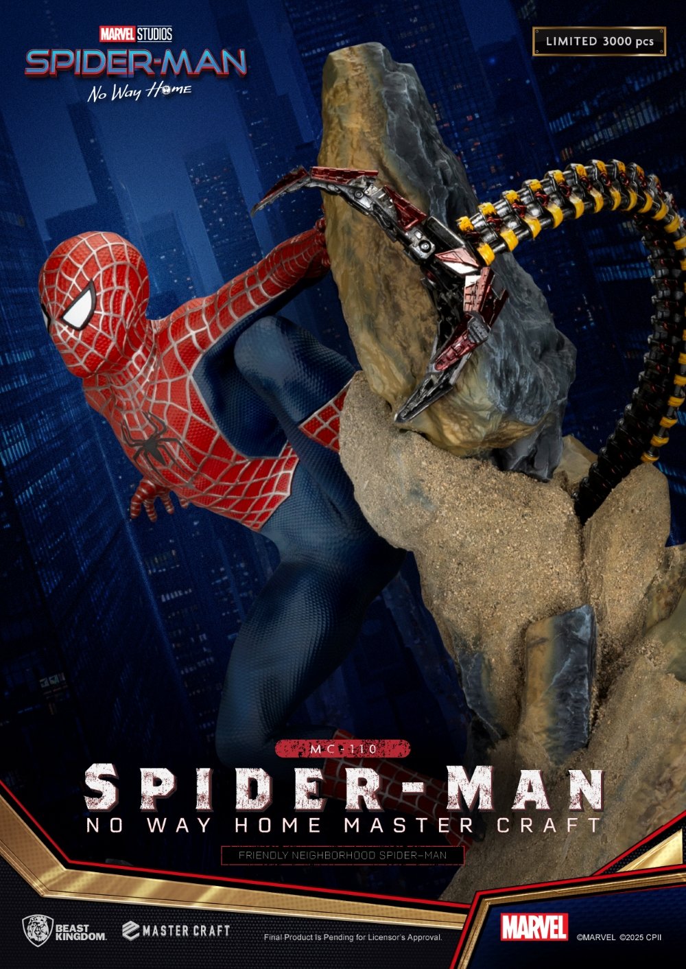 MARVEL - Friendly Neighborhood Spider-Man -Statuette Master Craft 36cm