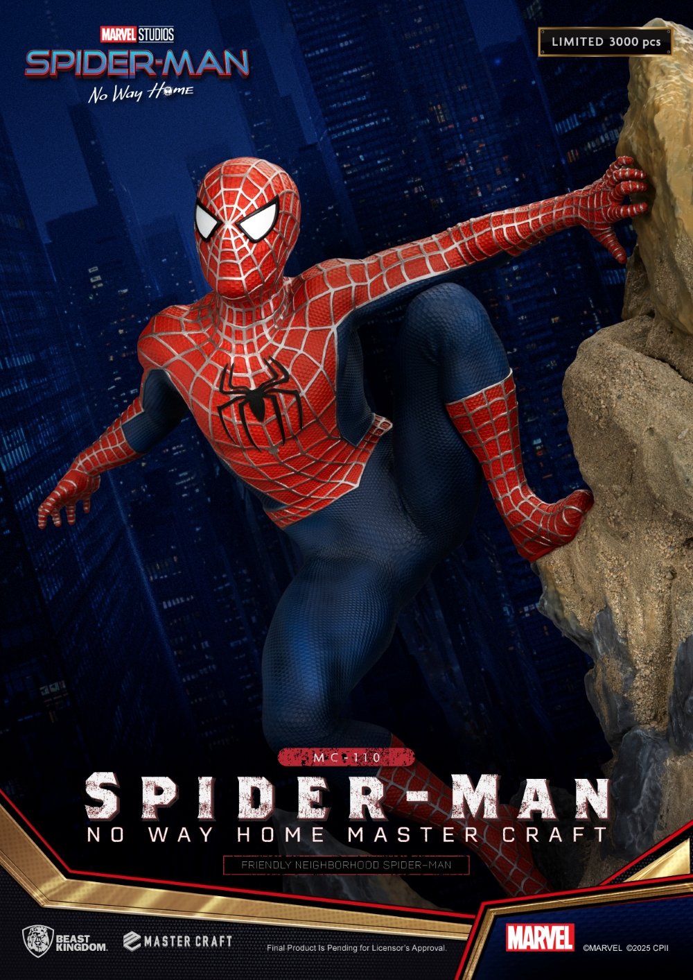 MARVEL - Friendly Neighborhood Spider-Man -Statuette Master Craft 36cm