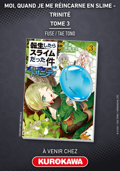 Moi, quand je me réincarne en Slime - Trinité - tome 3