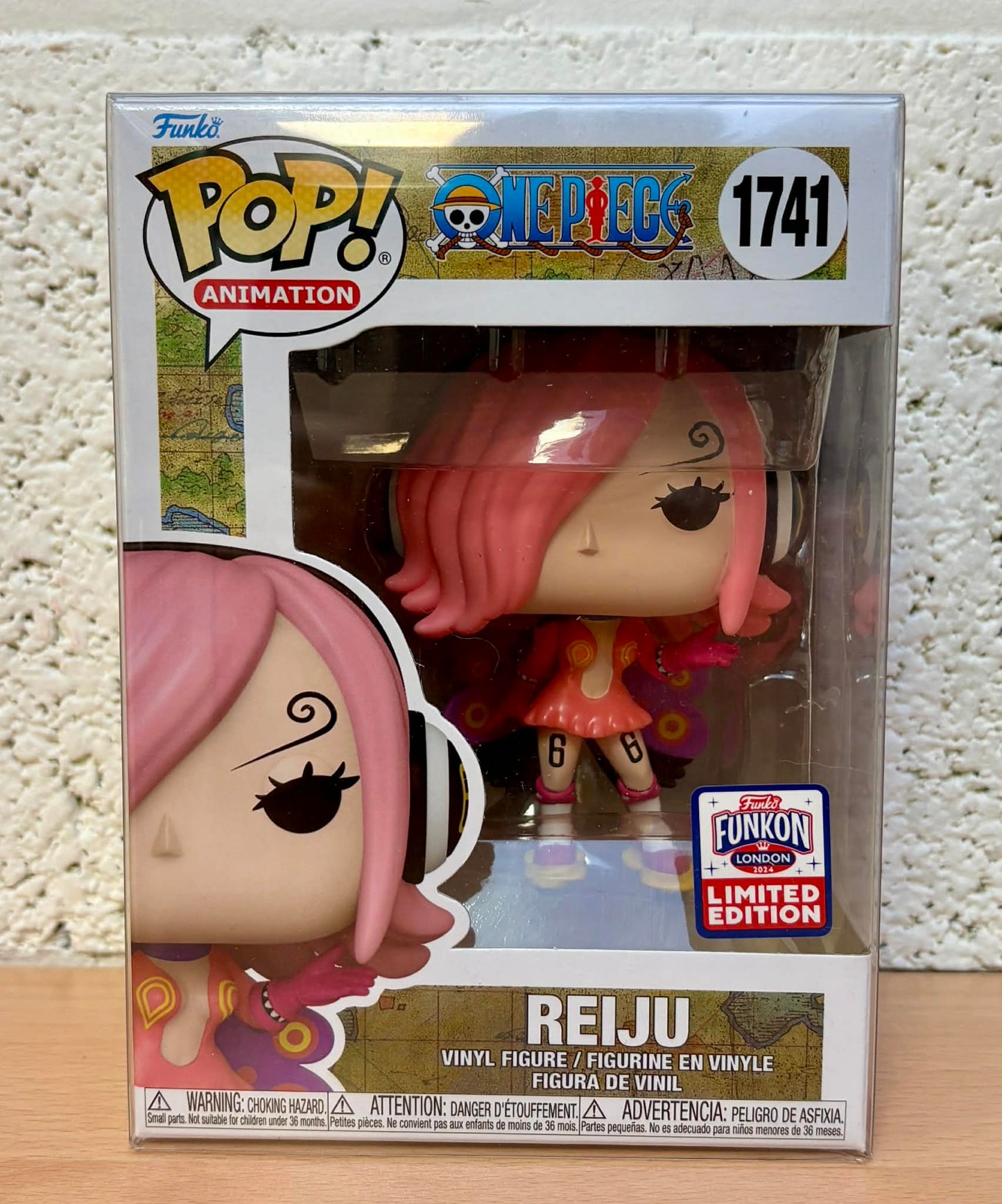ONE PIECE - POP Animation N° 1741 Reiju FunKon London 2024 Exclusive