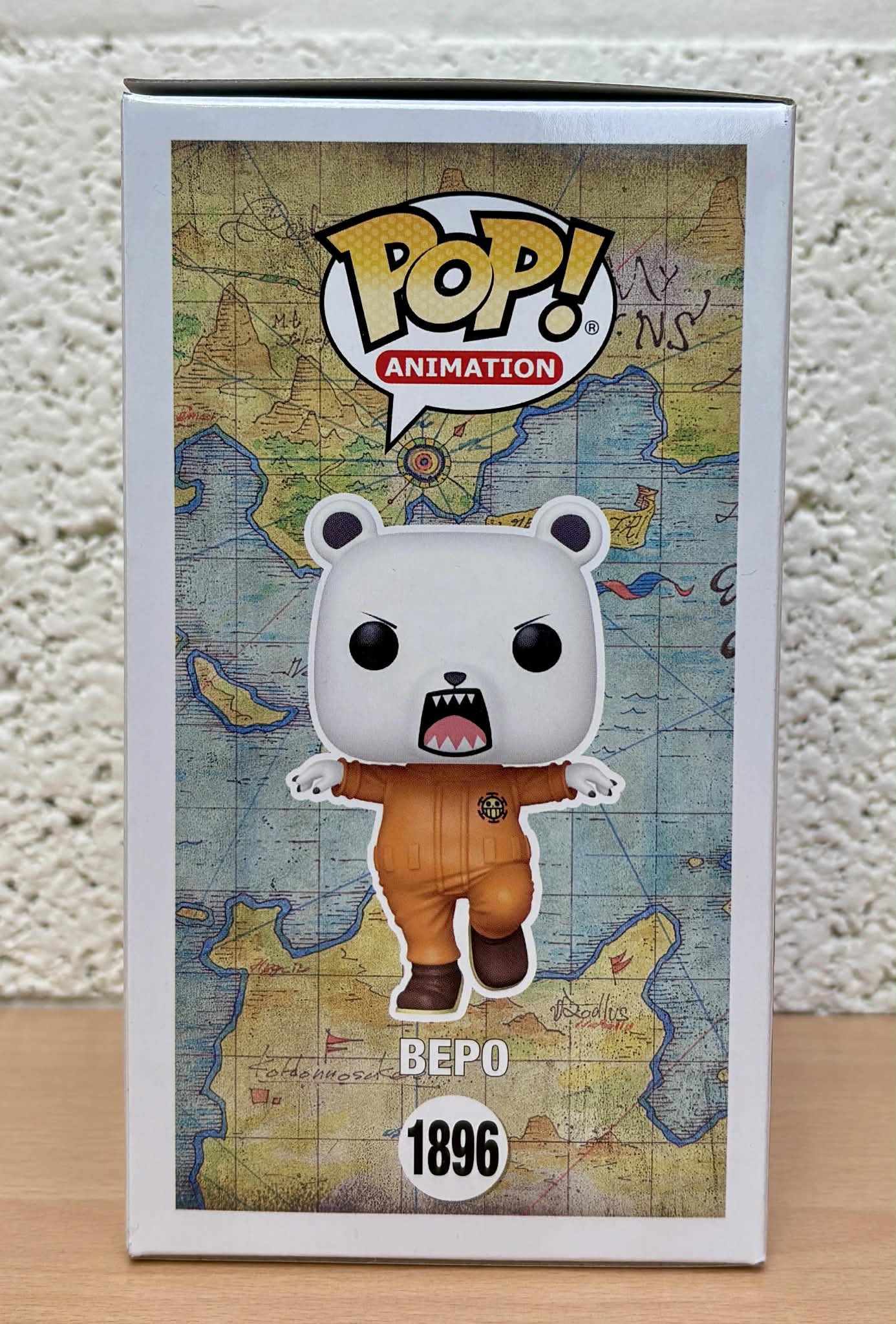 ONE PIECE - POP Animation N° 1896 - Bepo Flocked