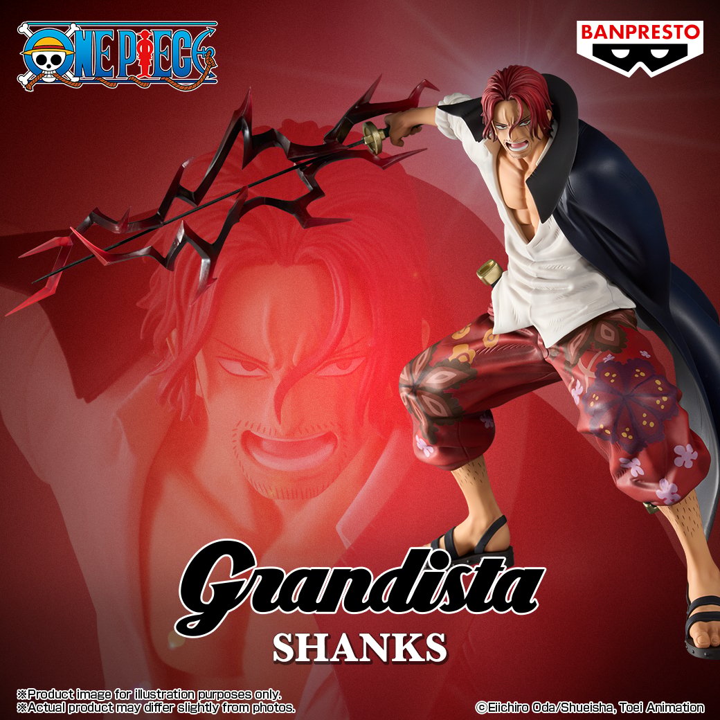 ONE PIECE - Shanks - Figurine Grandista 22cm