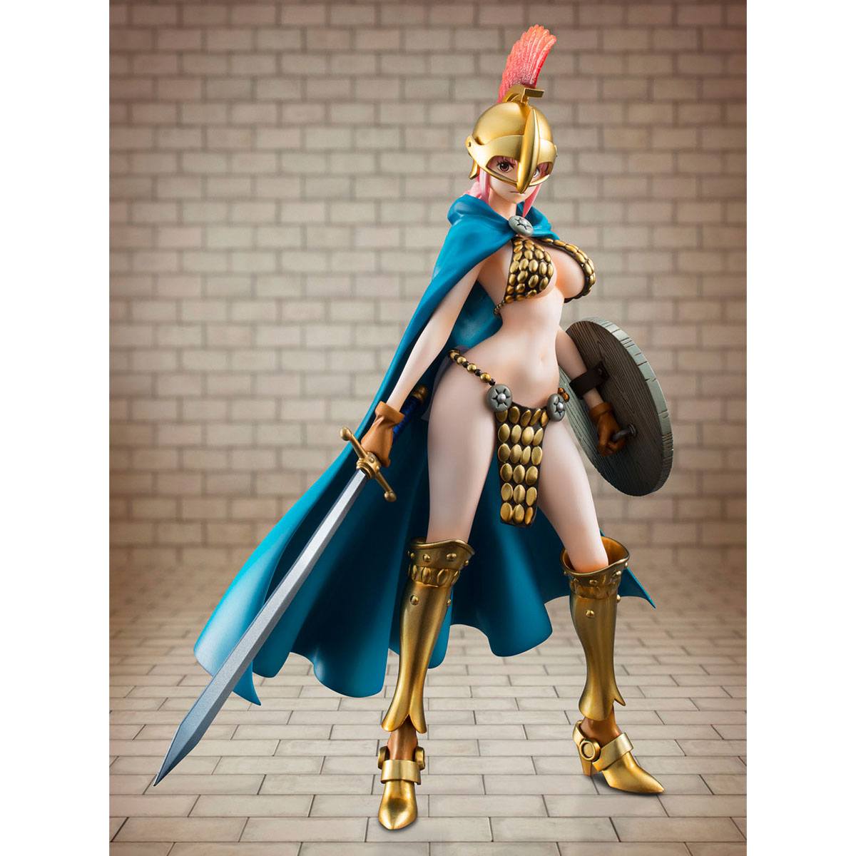 ONE PIECE - Statue PVC MegaHouse P.O.P S.A - Gladiator Rebecca 22cm