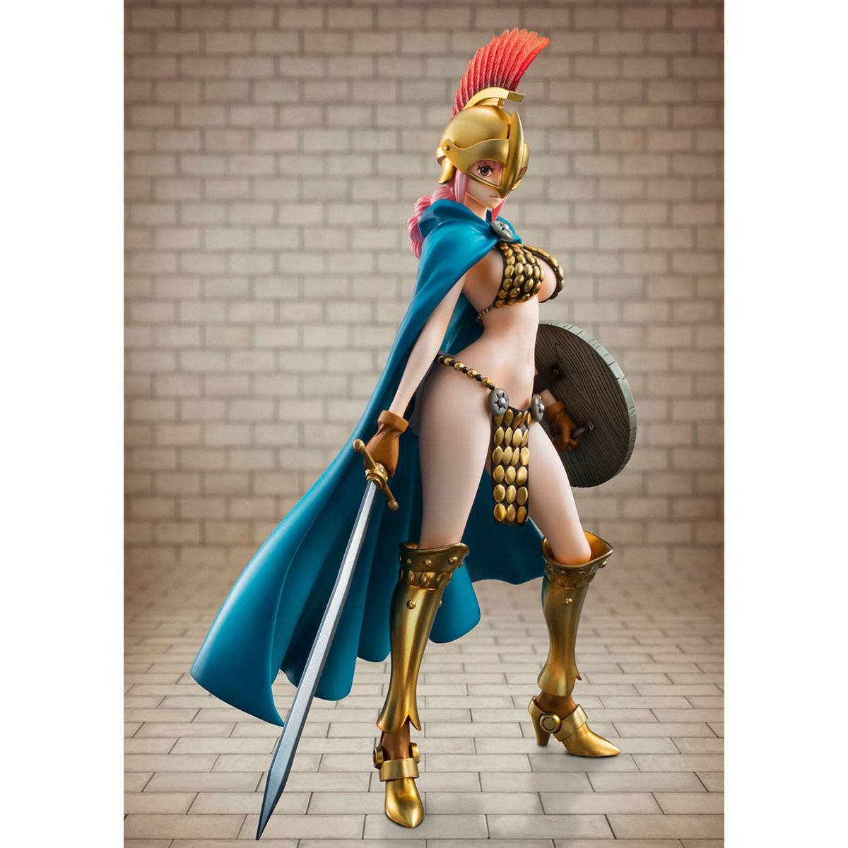 ONE PIECE - Statue PVC MegaHouse P.O.P S.A - Gladiator Rebecca 22cm