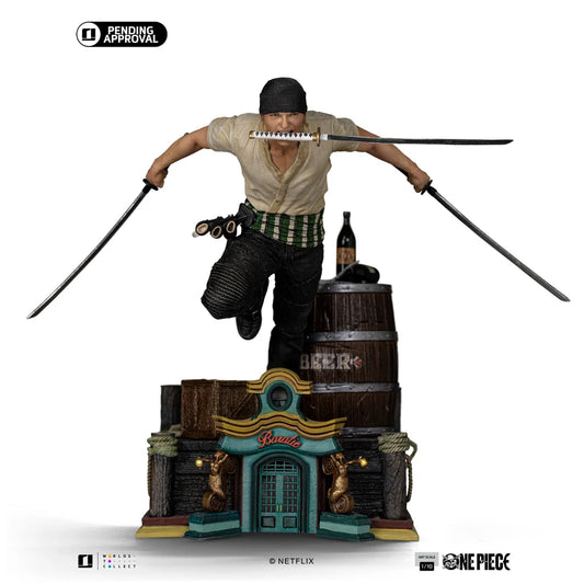 ONE PIECE NETFLIX - Zoro - Statuette Art Scale 1/10 19.2cm