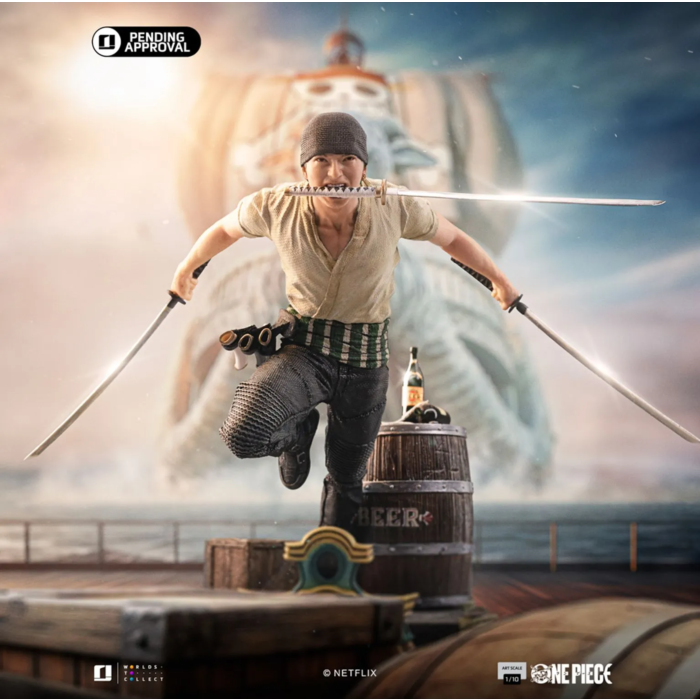ONE PIECE NETFLIX - Zoro - Statuette Art Scale 1/10 19.2cm
