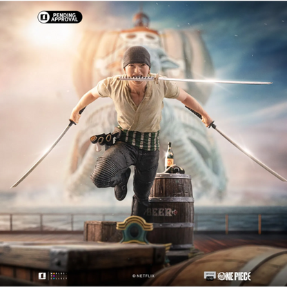 ONE PIECE NETFLIX - Zoro - Statuette Art Scale 1/10 19.2cm