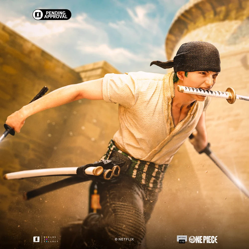ONE PIECE NETFLIX - Zoro - Statuette Art Scale 1/10 19.2cm