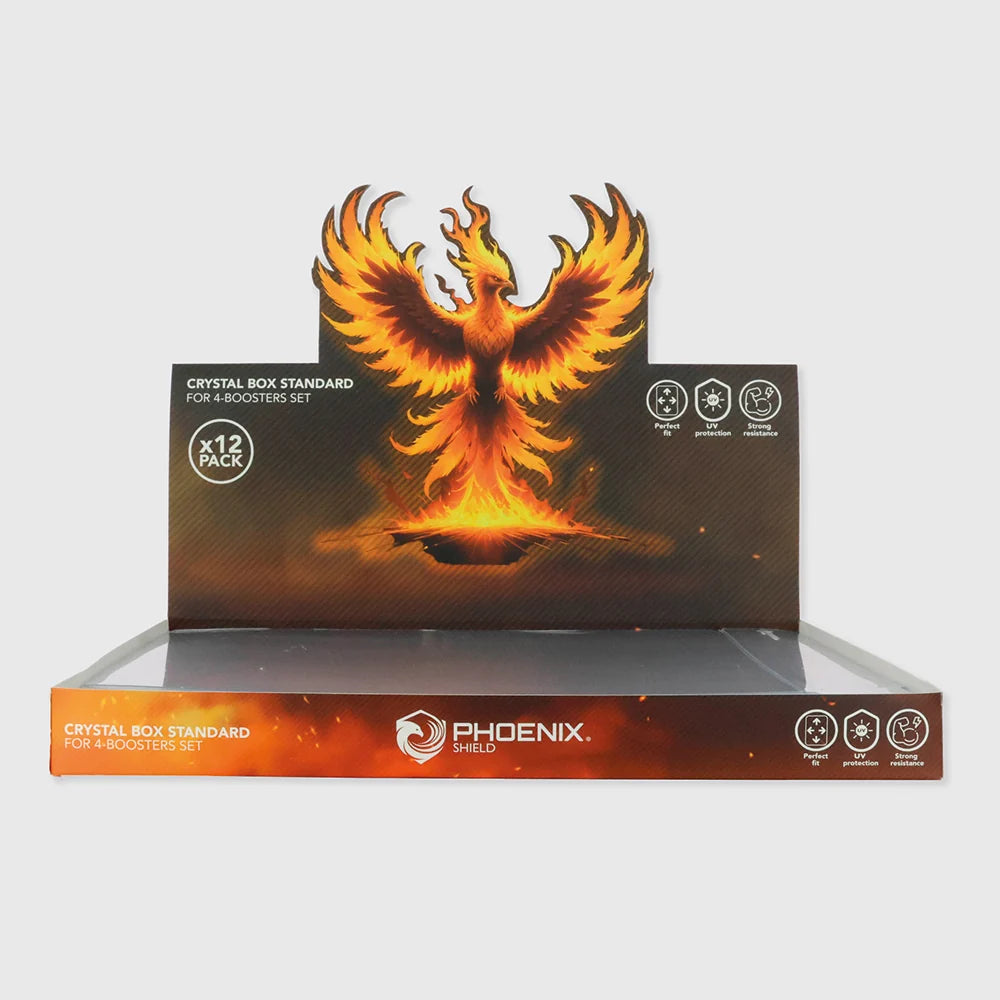 Phoenix Shield – Crystal Box Protection 99% UVR – Coffret 4 Boosters