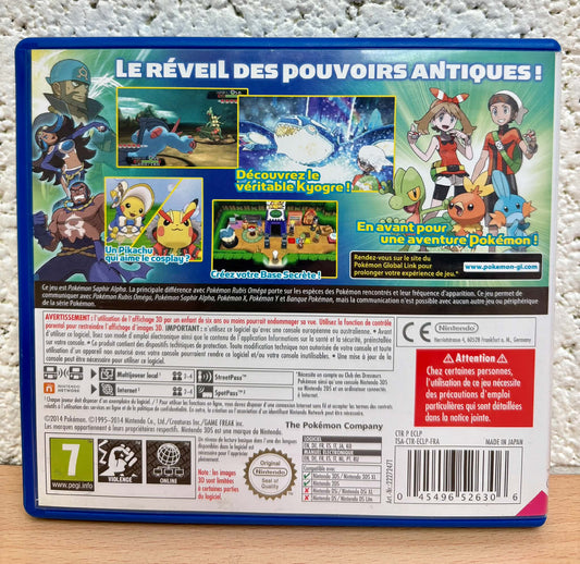 Pokémon Saphir Alpha 3DS