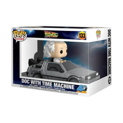 RETOUR VERS LE FUTUR - POP Ride DLX N° 133 - Doc avec Time Machine