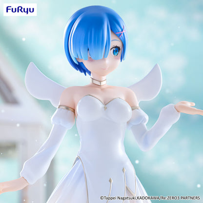 RE ZERO - Rem Little Wings - Statuette Bicute Pure 25cm