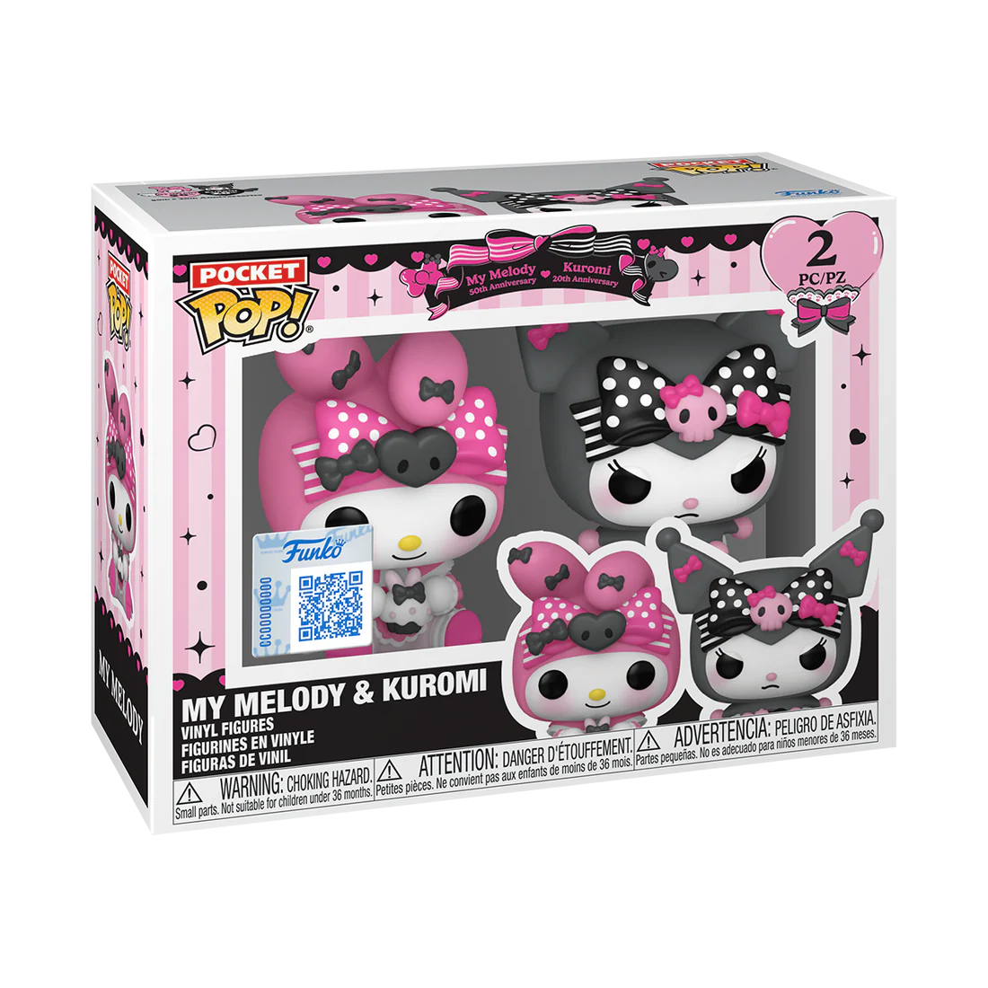 SANRIO - Pocket POP 2 Pack - Kuromi / My Melody