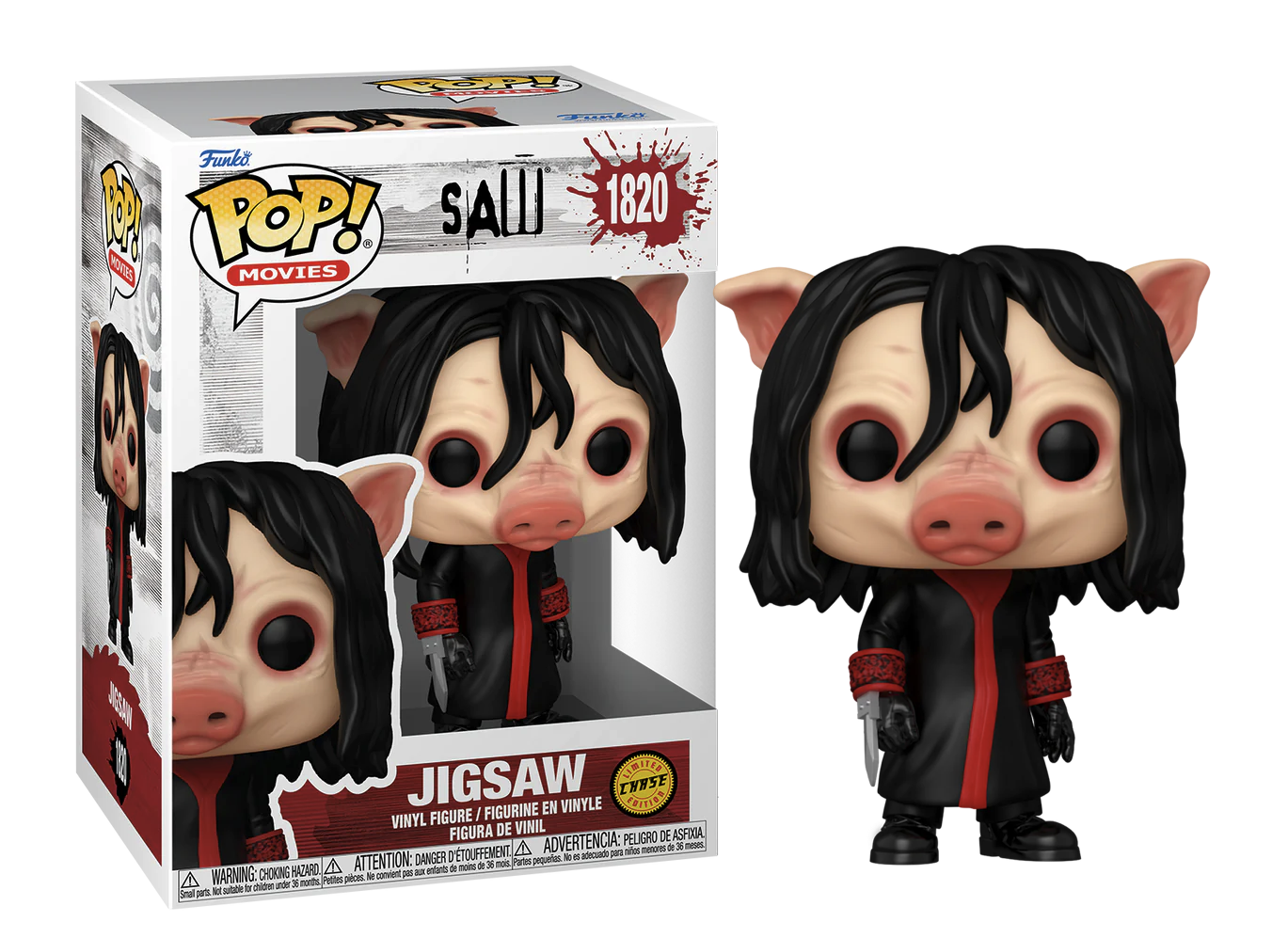 SAW - POP Movies N° 1820 - Jigsaw Killer avec Chase