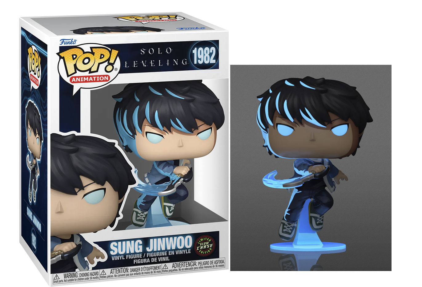 SOLO LEVELING - POP Animation N° 1982 - Sung Jinwoo avec Chase