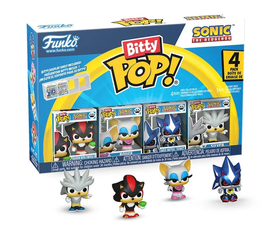 SONIC - Bitty Pop 4 Pack 2.5cm - Shadow